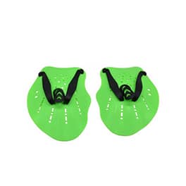 Manoplas para natación verde